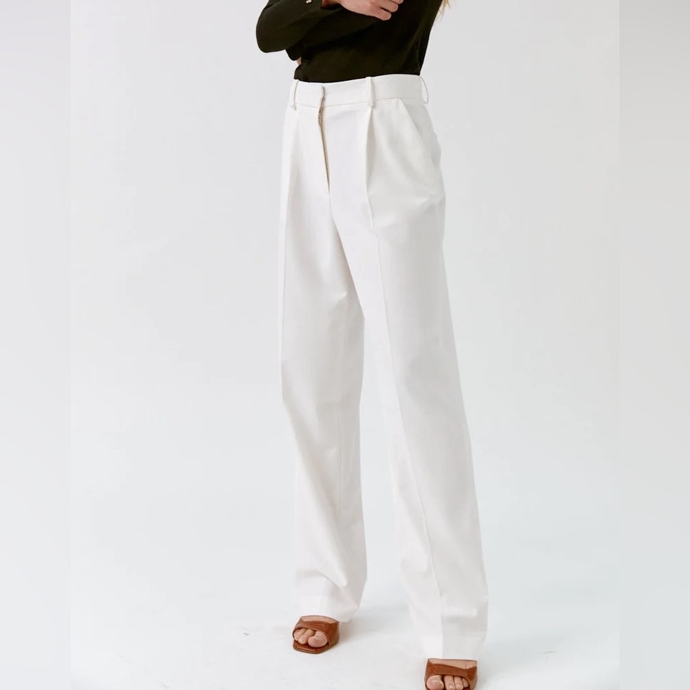 Musier Paris Vanina Pants in Ivory Size 34